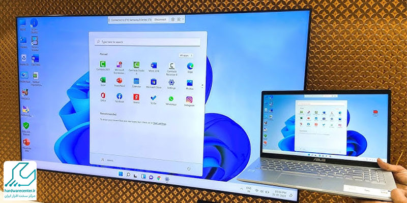 اتصال لپ تاپ به تلویزیون